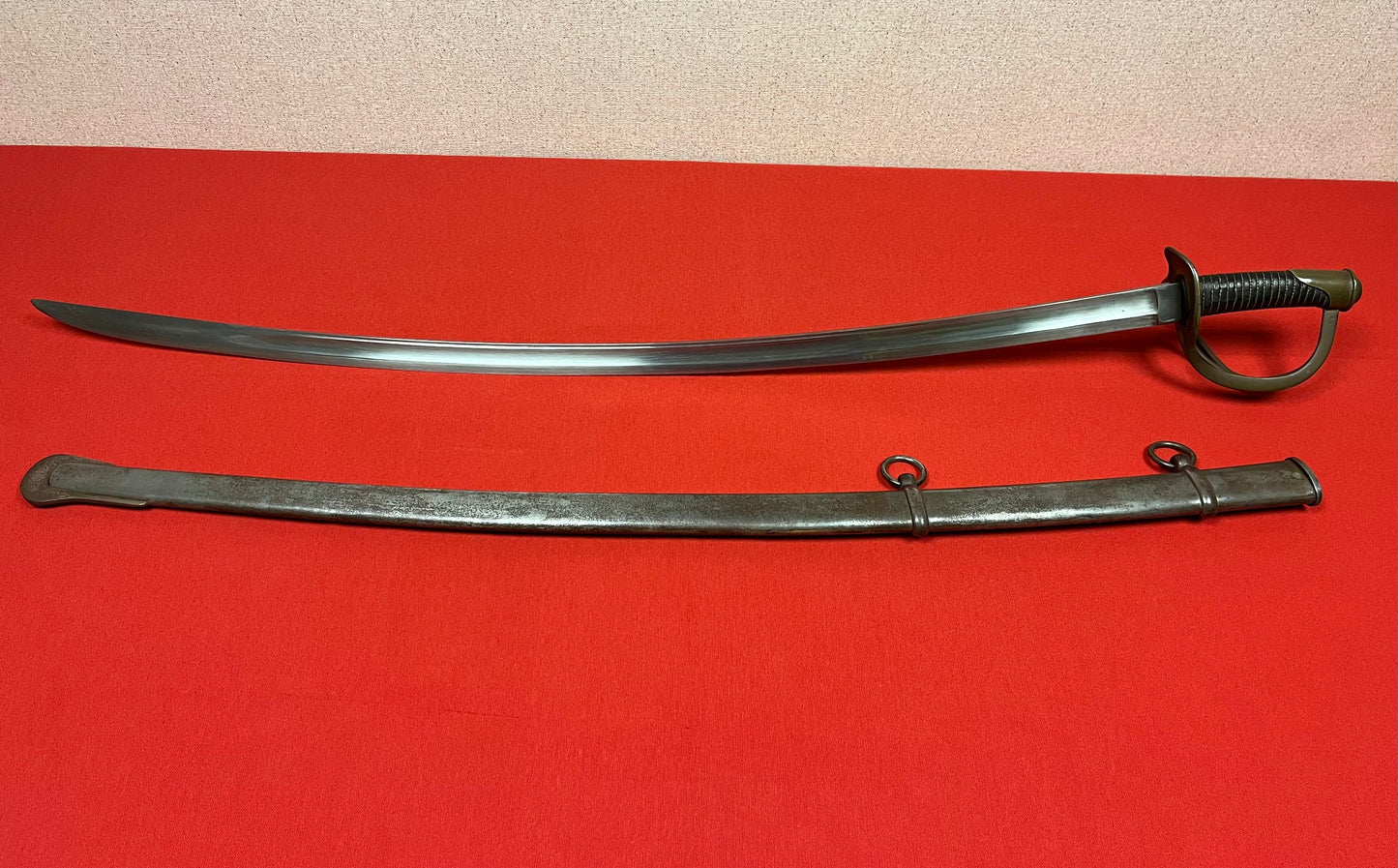 Authentic M1840 U.S. Civil War "Wrist Breaker" Heavy Cavalry Saber/Sword by W. Clauberg Solingen