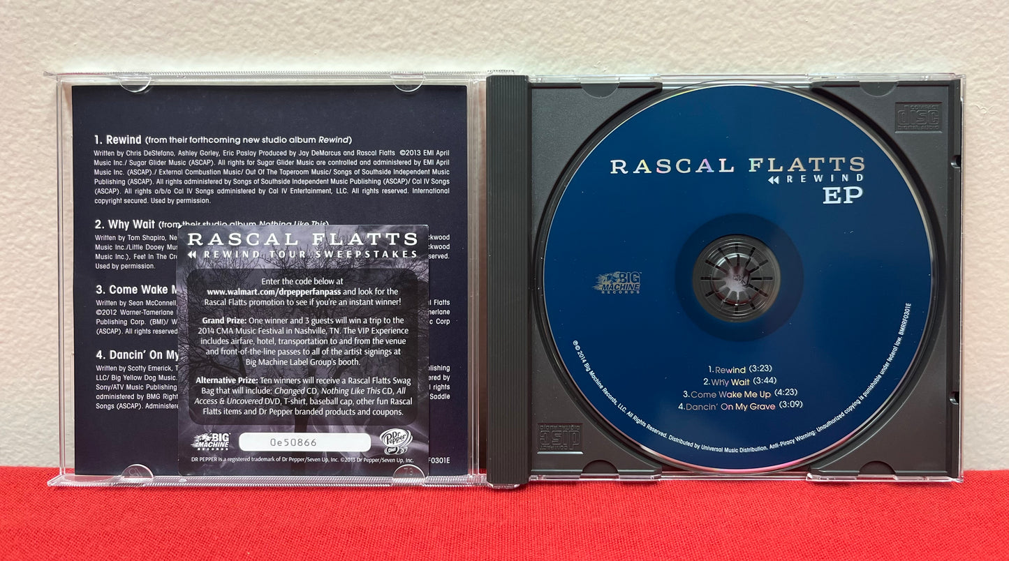 Rascal Flatts - Signed Rewind CD 2014 EP Big Machine Records Country Music Album