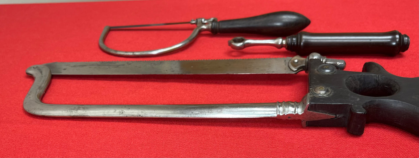 Revolutionary War Era Surgeon's Saw Set Ca. 1770-1780