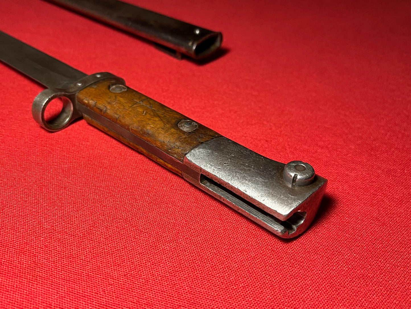 WW2 VZ24 Czechoslovakian Mauser Bayonet W/ HOLY WATER Capsule in Handle!!! SCARCE
