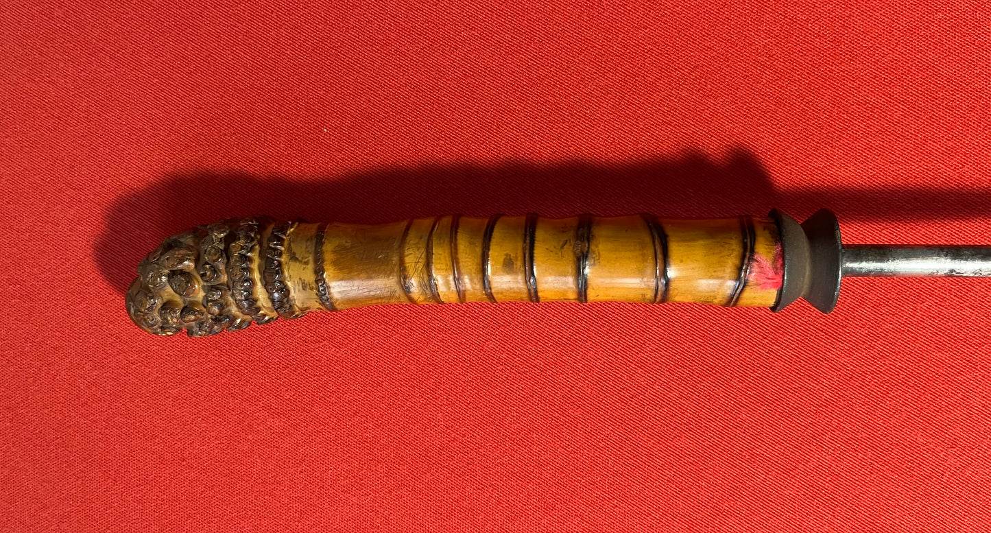 Original 19th Century Bamboo Sword Cane / Swordstick - Swagger Stick