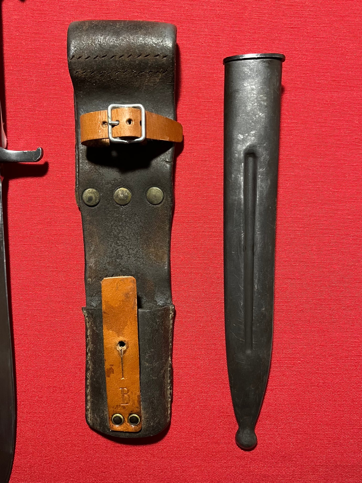 WW1 Era M1896 Swedish Mauser Bayonet Unit & Regiment Marked with Frog