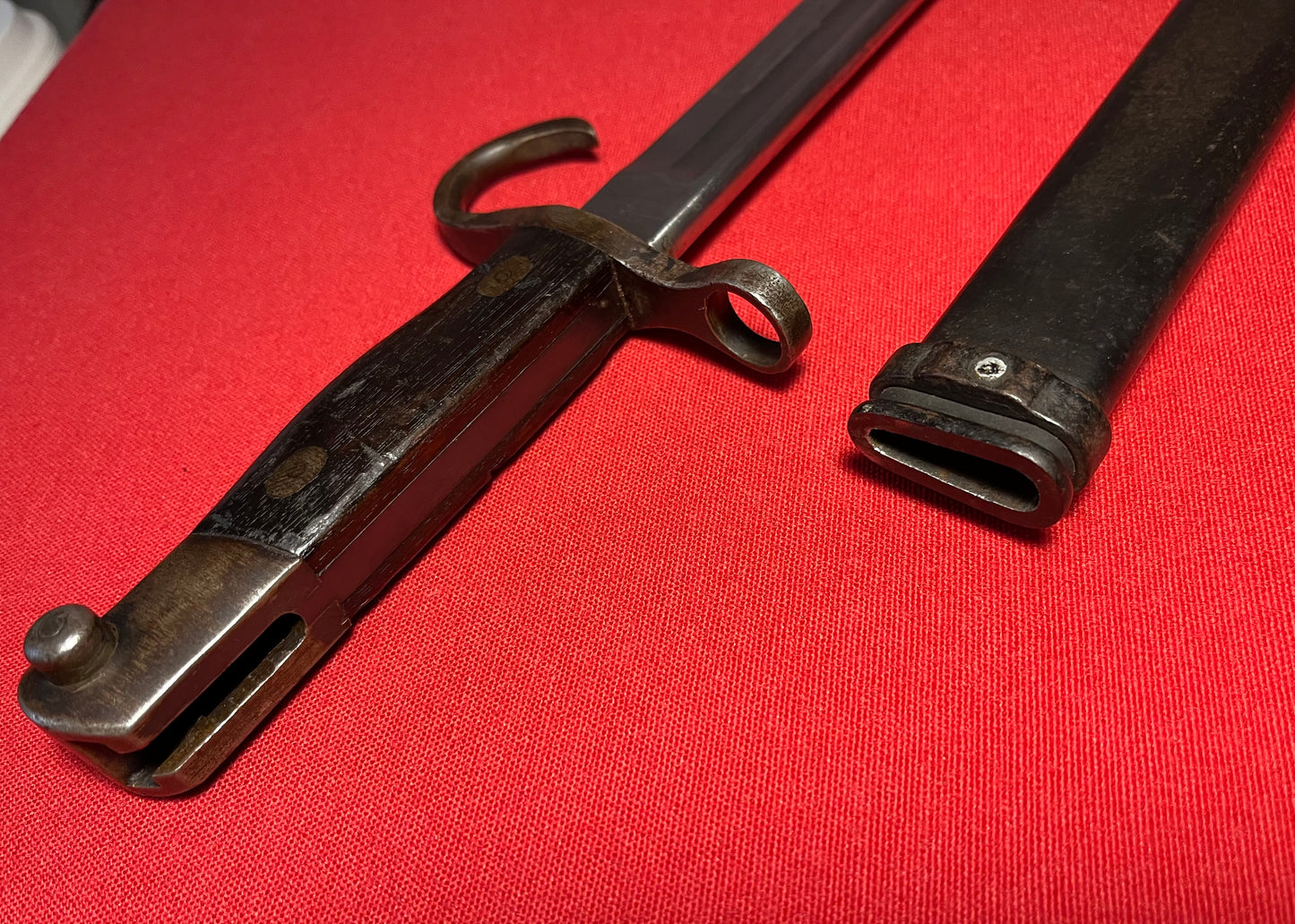 WW2 Japanese Arisaka Type 30 Bayonet & Scabbard / NAGOYA Arsenal Supervision