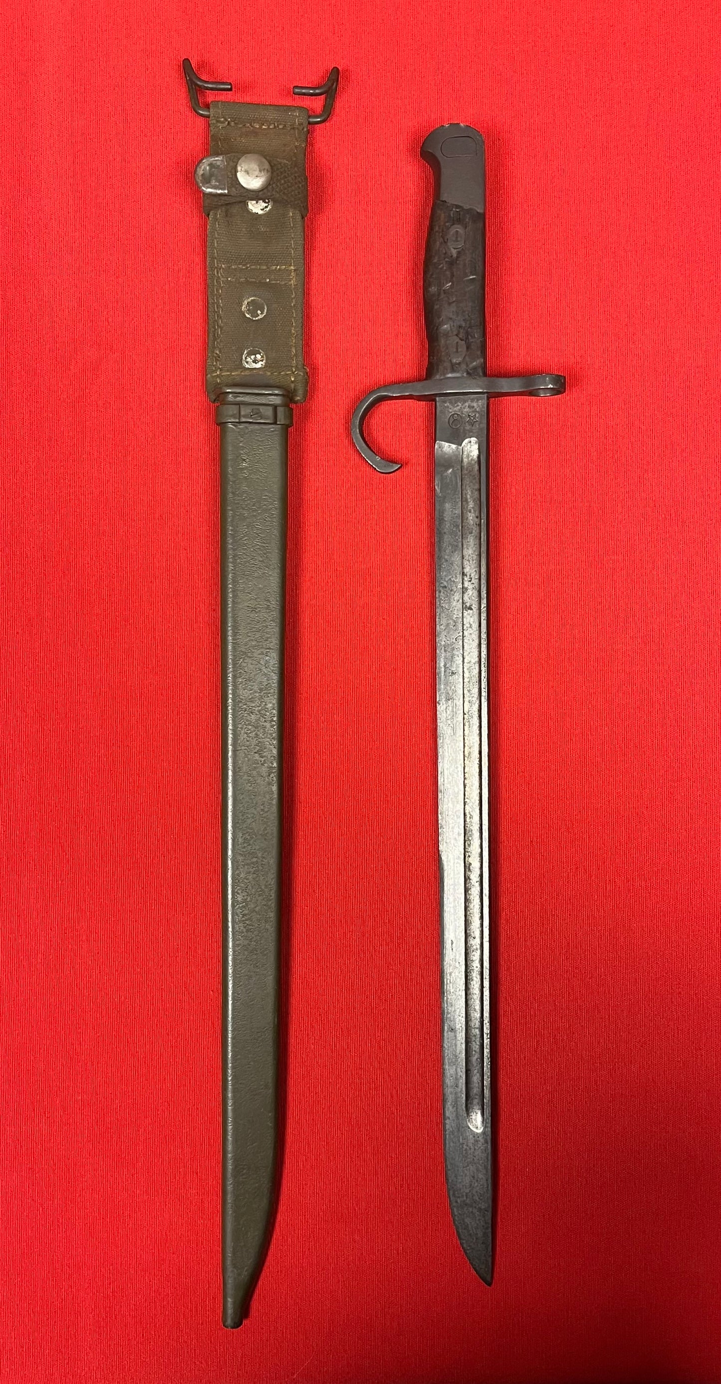 (Scarce) WWII U.S Japanese Arisaka Type 99 Bayonet - Korean War Conversion ROK