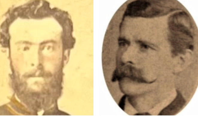 Civil War Soldier’s CVD Image - Lt. John Potts Wounded Antietam & Fredericksburg