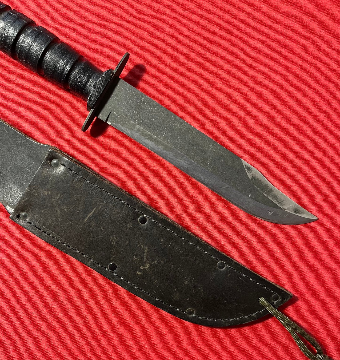 U.S Military MARK 2 Fighting Knife MK2 by Ontario W/ Scabbard Combat Survival