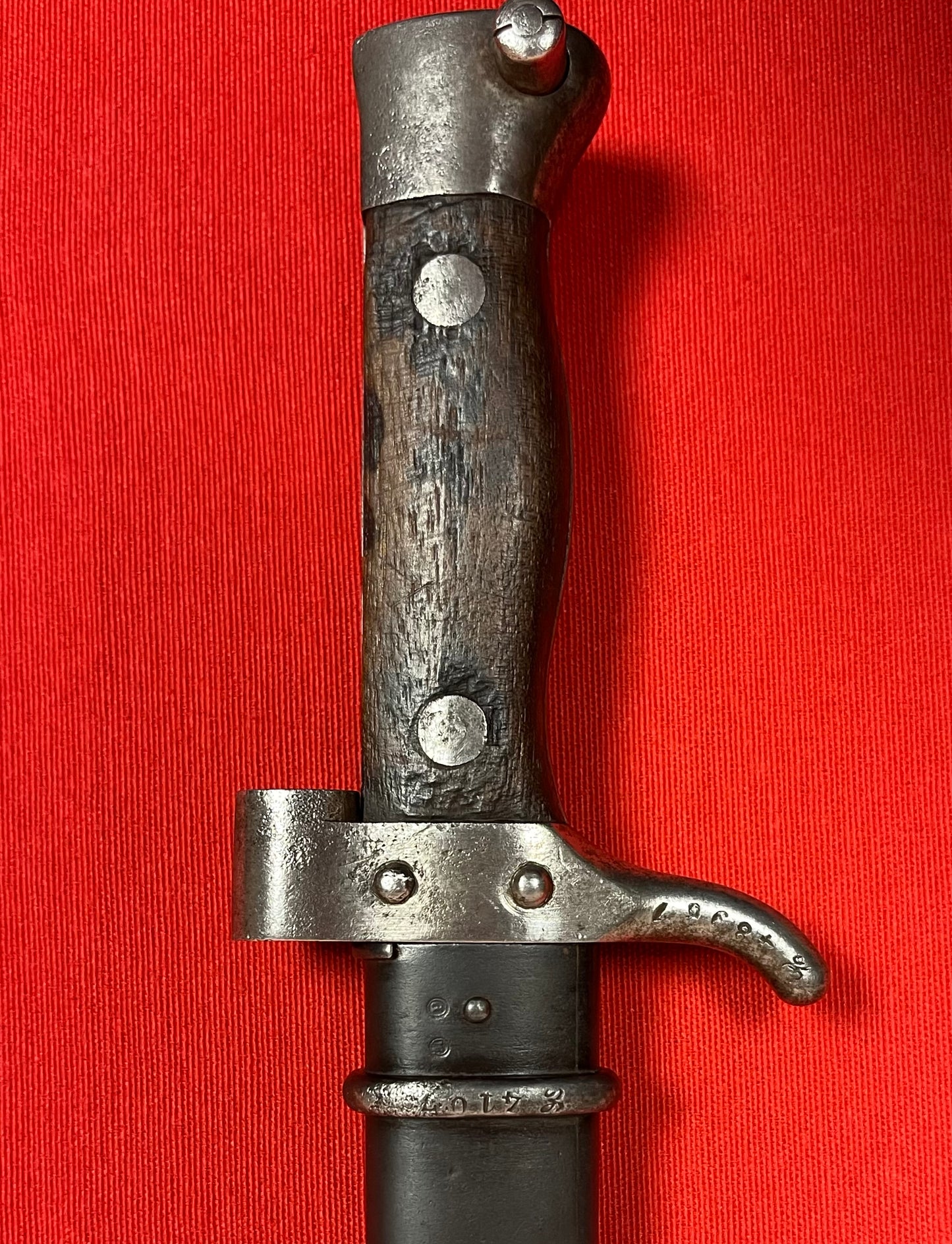 WW1 FRENCH M1892 MANNLICHER BERTHIER BAYONET & SCABBARD