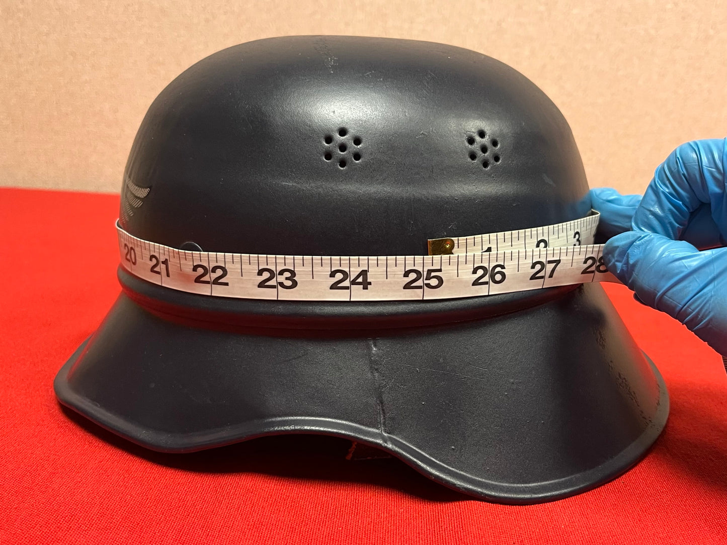 WW2 GERMAN M38 LUFTSCHUTZ "AIR RAID" GLADIATOR HELMET