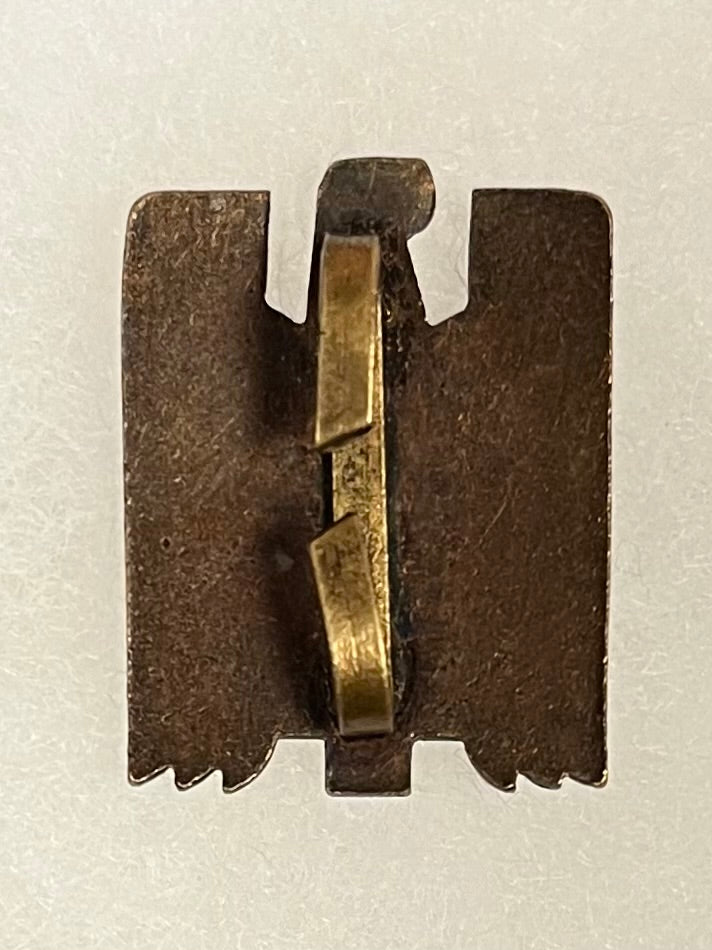 Original German WWII Red Cross DRK EM/NCO Visor Cap Insignia Badge