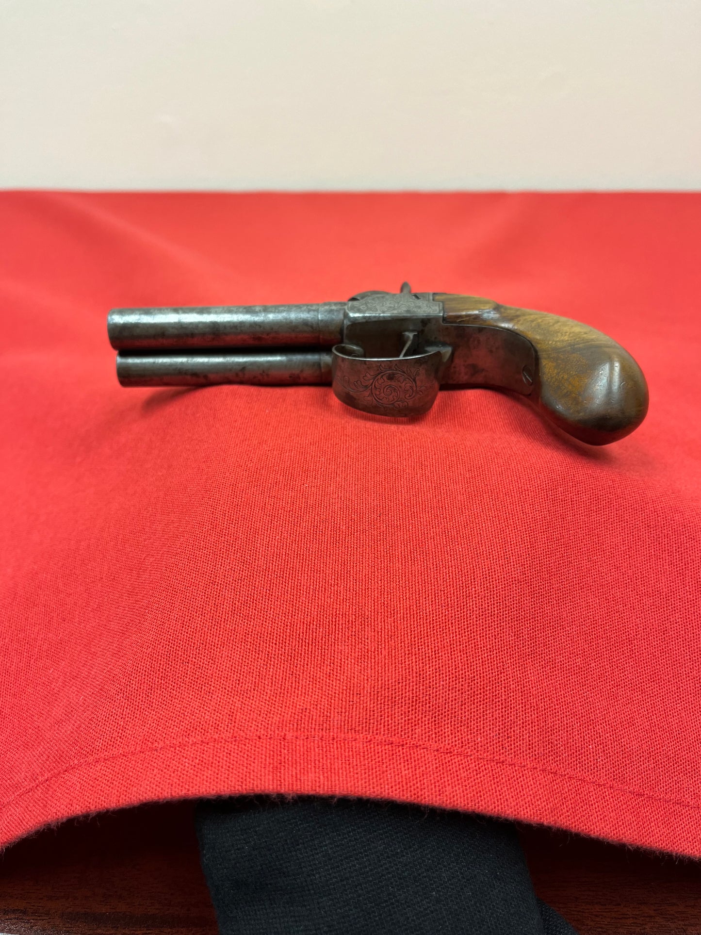 Civil War Era Belgian Double Barrel Percussion Boot Pistol Circa 1850-60