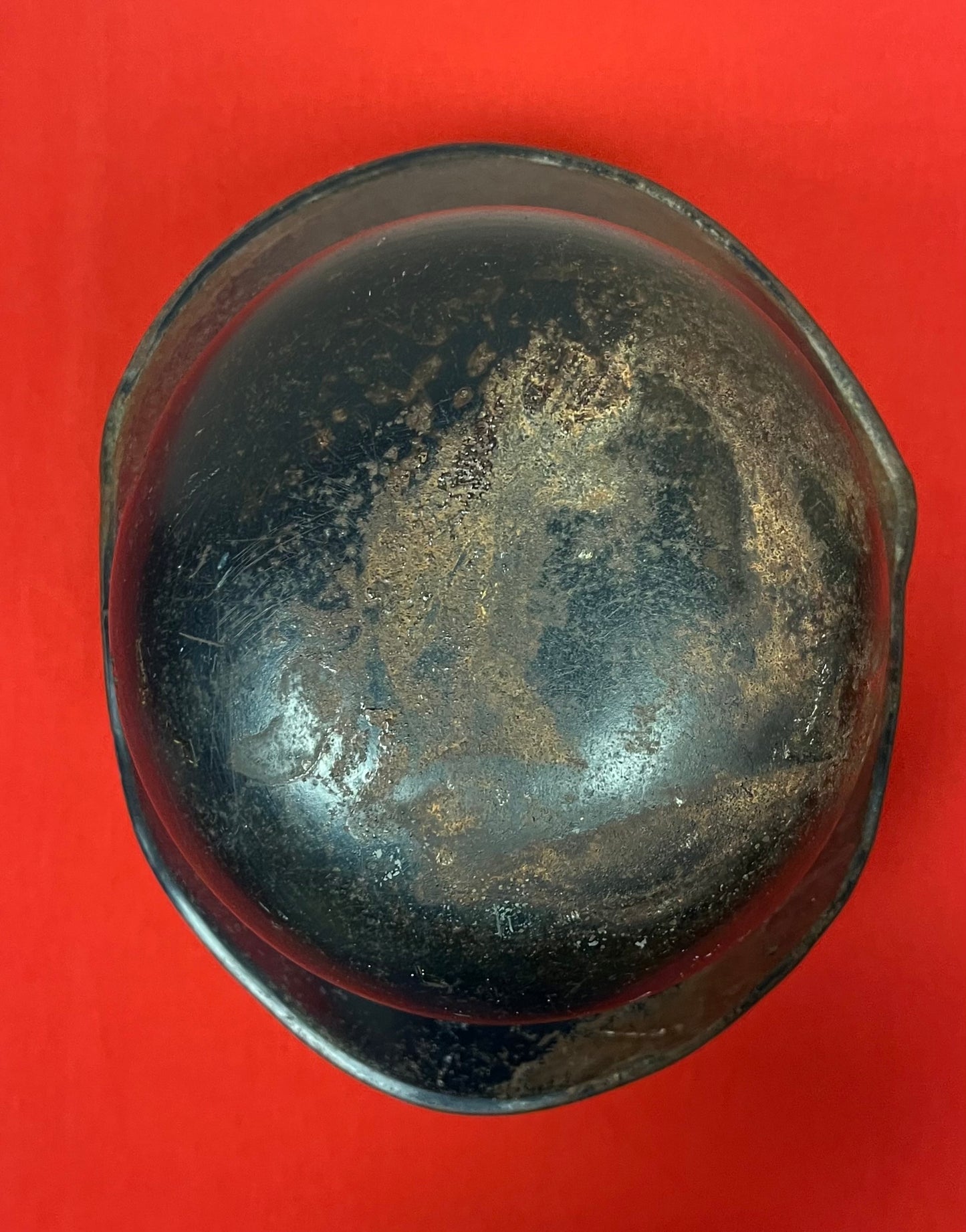 WW2 GERMAN M38 LUFTSCHUTZ "AIR RAID" GLADIATOR HELMET BATTLEFIELD PICKUP