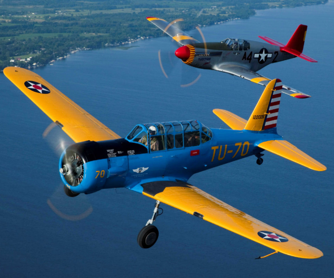 WW2 U.S. Vultee BT-13 Valiant Aircraft Wing Piece (Signed) Canvas Insignia 30”