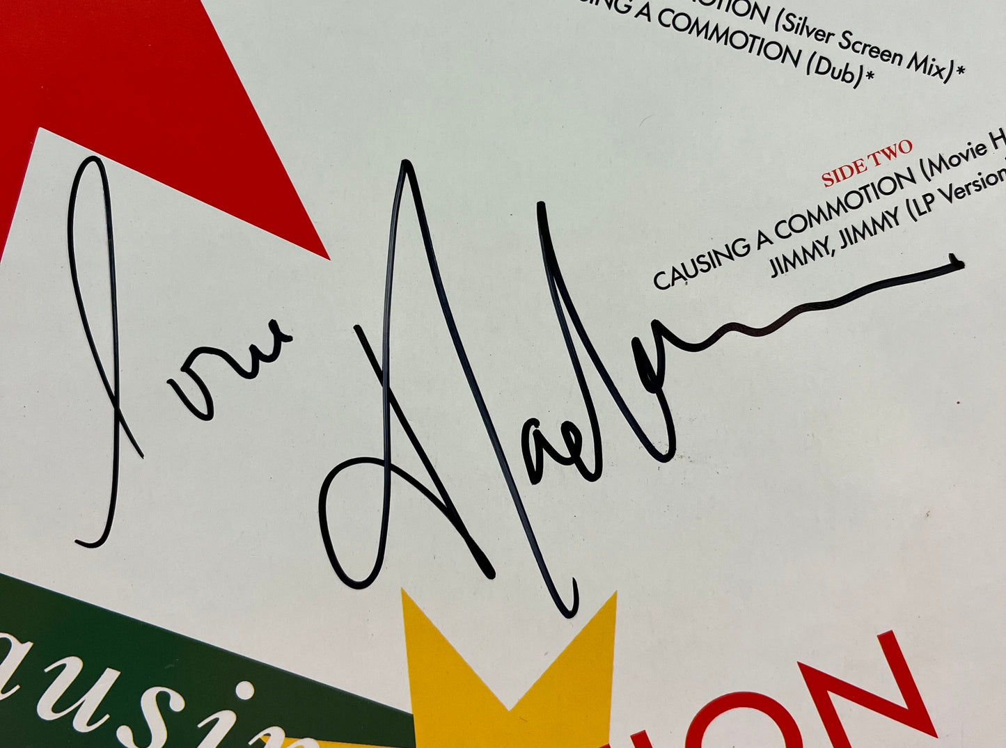 Madonna (Autographed) Causing a Commotion / Jimmy Jimmy 80’s European SIGNED!!!