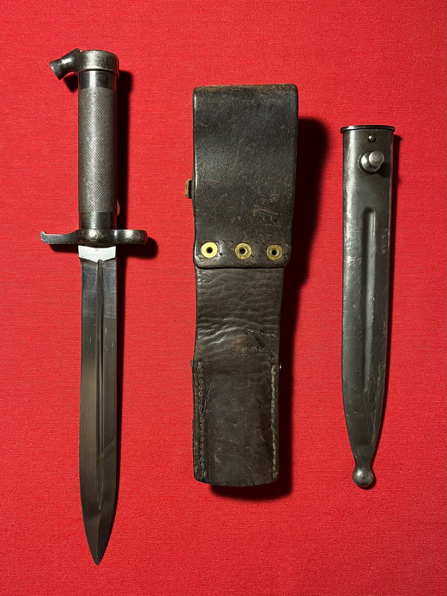 WW1 Era M1896 Swedish Mauser Bayonet Unit & Regiment Marked with Frog