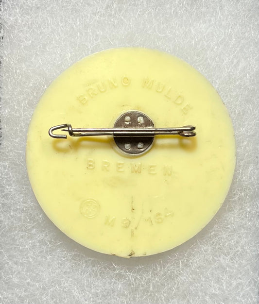 1939 Führerbesuch Bremen Day badge “ Fuhrer visits Bremen” WW2 Era German Tinnie