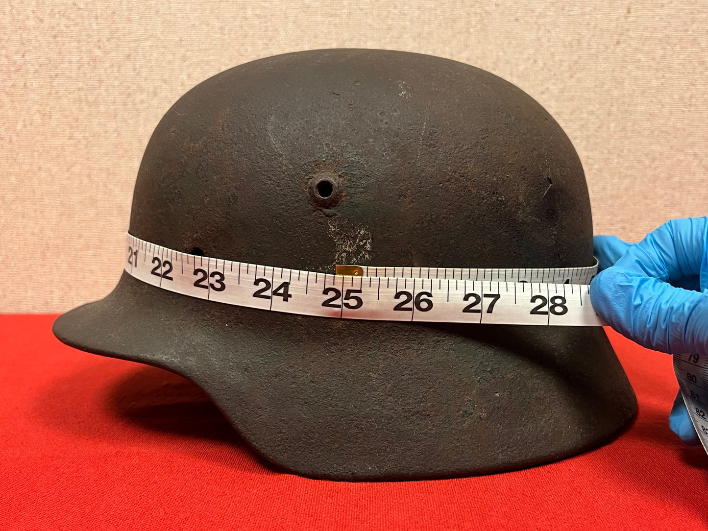 WWII German M1940 Steel Army Helmet - Partial Decal 