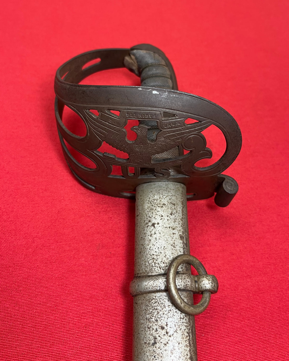 M1850 Civil War Non-Regulation Officer's Sword & Scabbard German Import by W. Clauberg