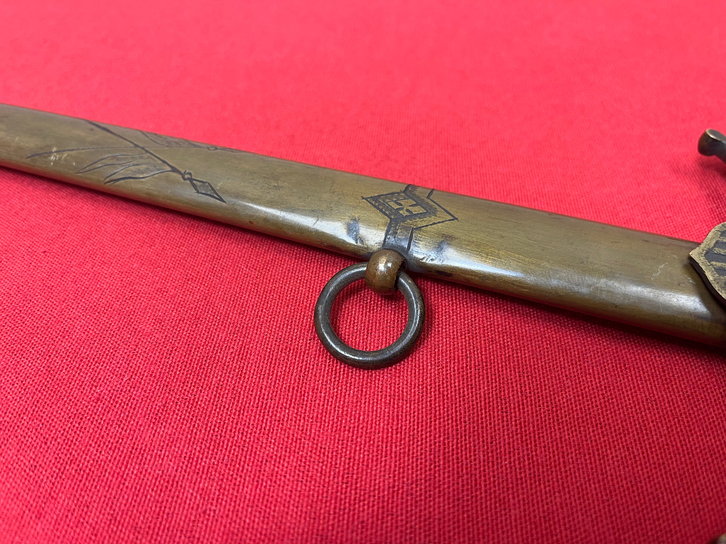 Pre-Civil War Militia Eagle Head Sword W.V.C Shield Circa 1830-50