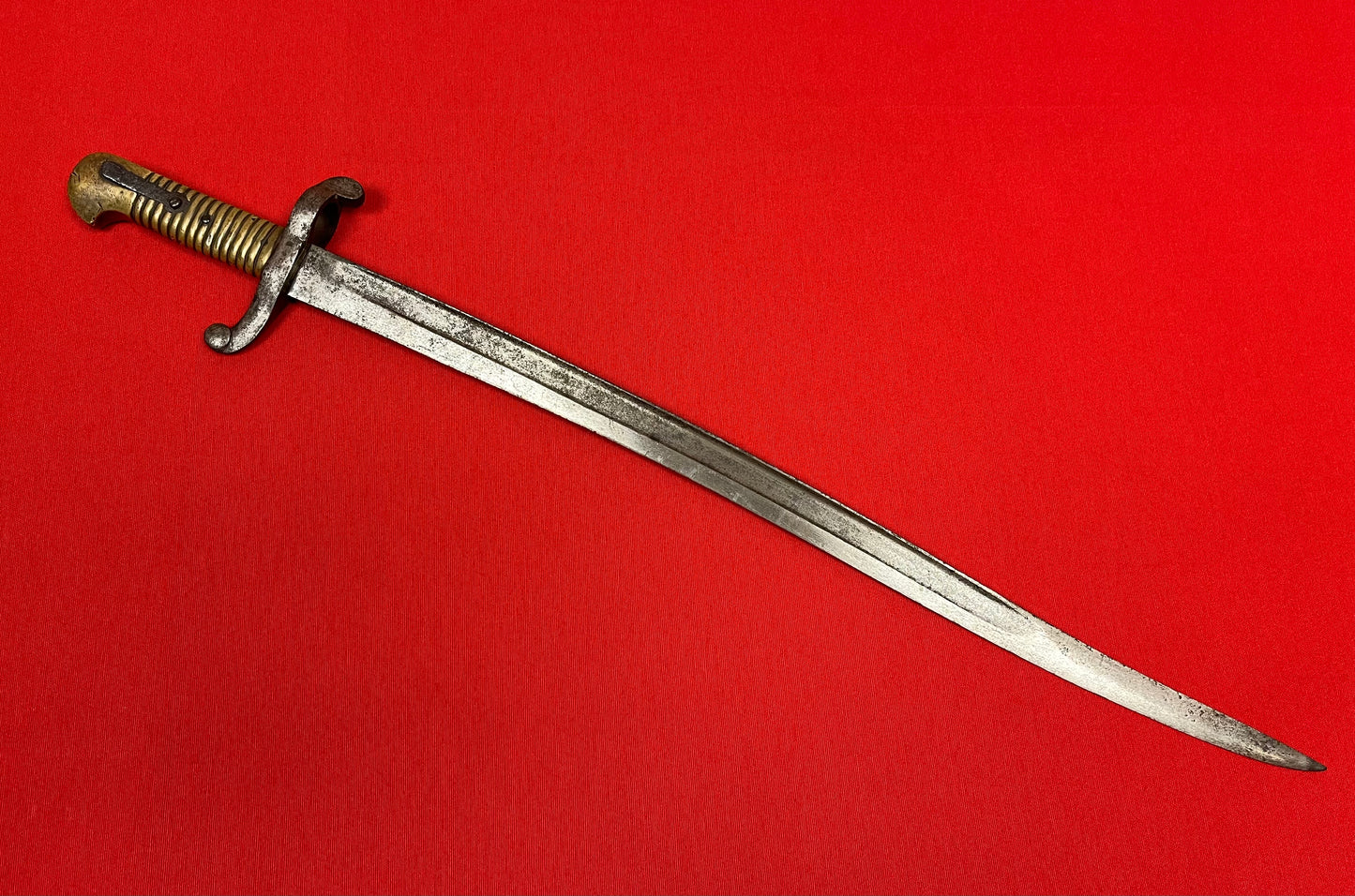 M1842 “YATAGHAN” SABER BAYONET BY F.W.H - CIVIL WAR IMPORT