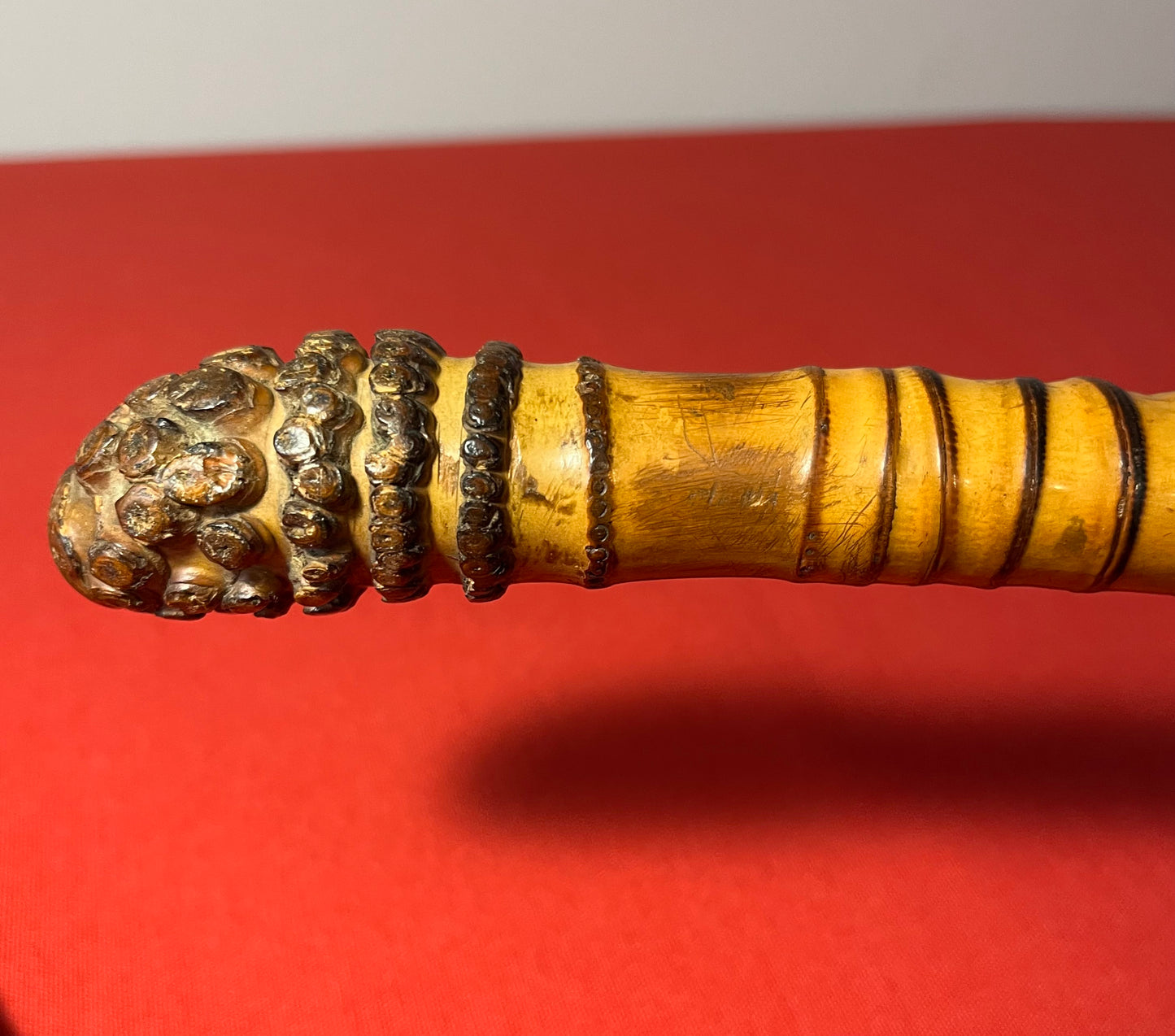 Original 19th Century Bamboo Sword Cane / Swordstick - Swagger Stick