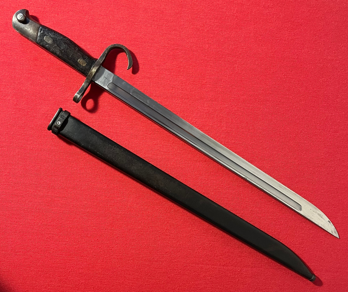 WW2 Japanese Arisaka Type 30 Bayonet & Scabbard / NAGOYA Arsenal Supervision