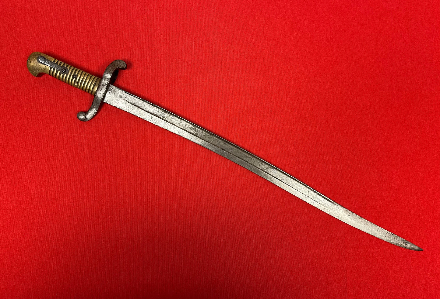 M1842 “YATAGHAN” SABER BAYONET BY F.W.H - CIVIL WAR IMPORT