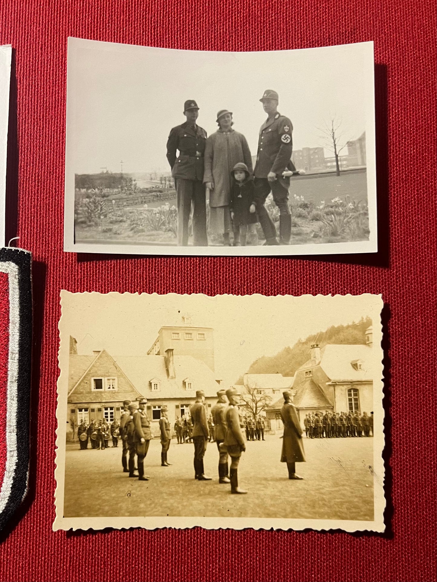 Authentic WW2 German RAD Membership Stick Pin / Photos & Patch Grouping