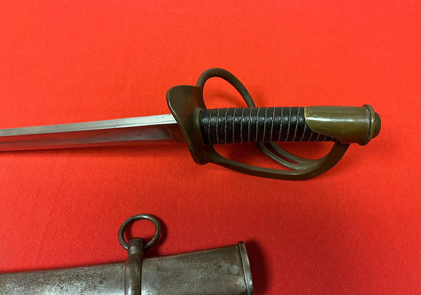 Authentic M1840 U.S. Civil War "Wrist Breaker" Heavy Cavalry Saber/Sword by W. Clauberg Solingen