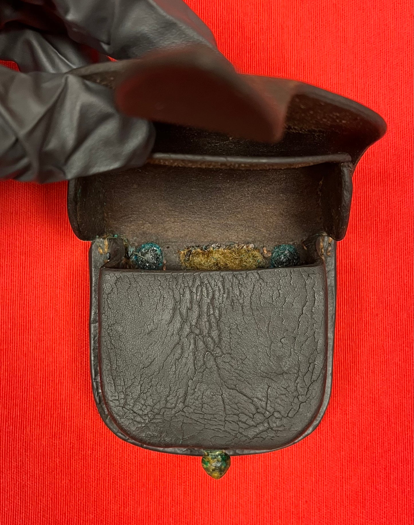 U.S. Civil War Percussion Cap Box By Henry G. Haedrich