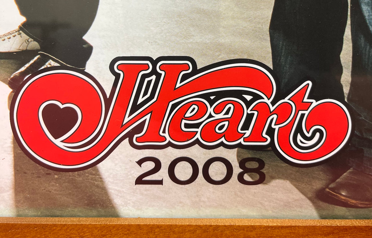Heart - Ann & Nancy Wilson (Signed) 18x24 Poster Framed & Concert Ticket