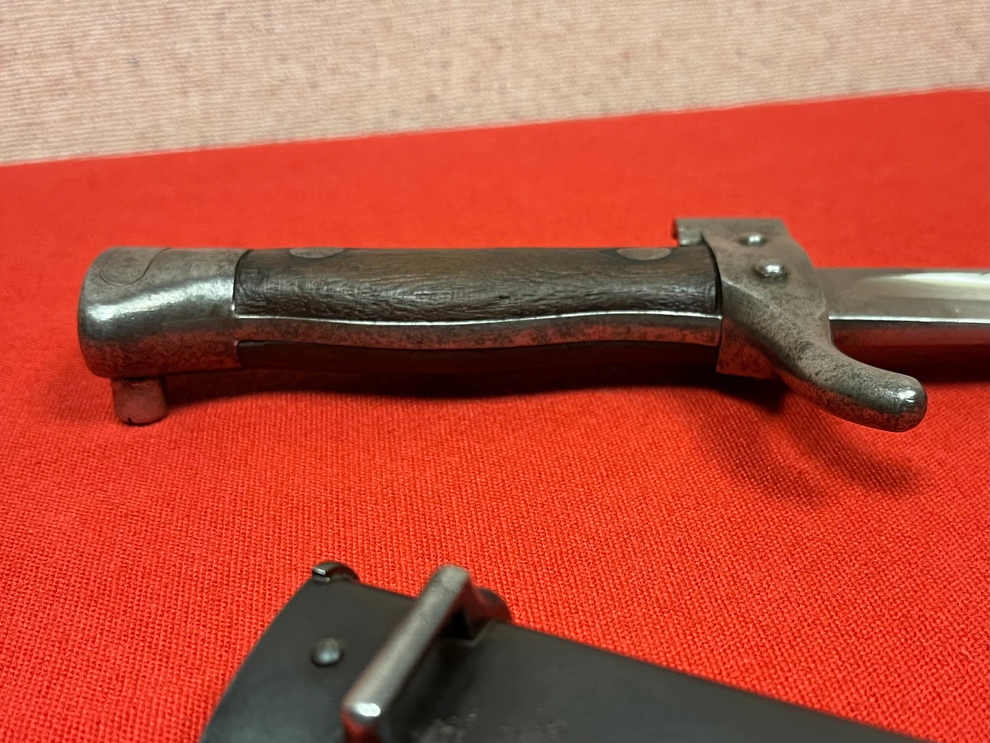 WW1 FRENCH M1892 MANNLICHER BERTHIER BAYONET & SCABBARD