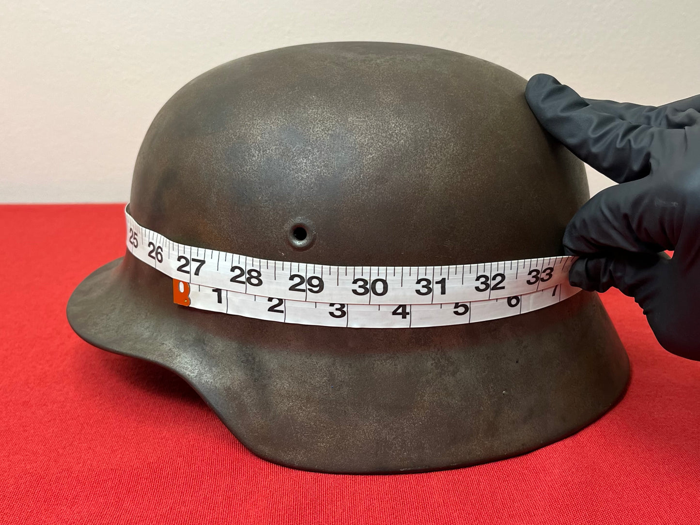 Original WWII M1940 German Army Helmet W/ Liner & Name