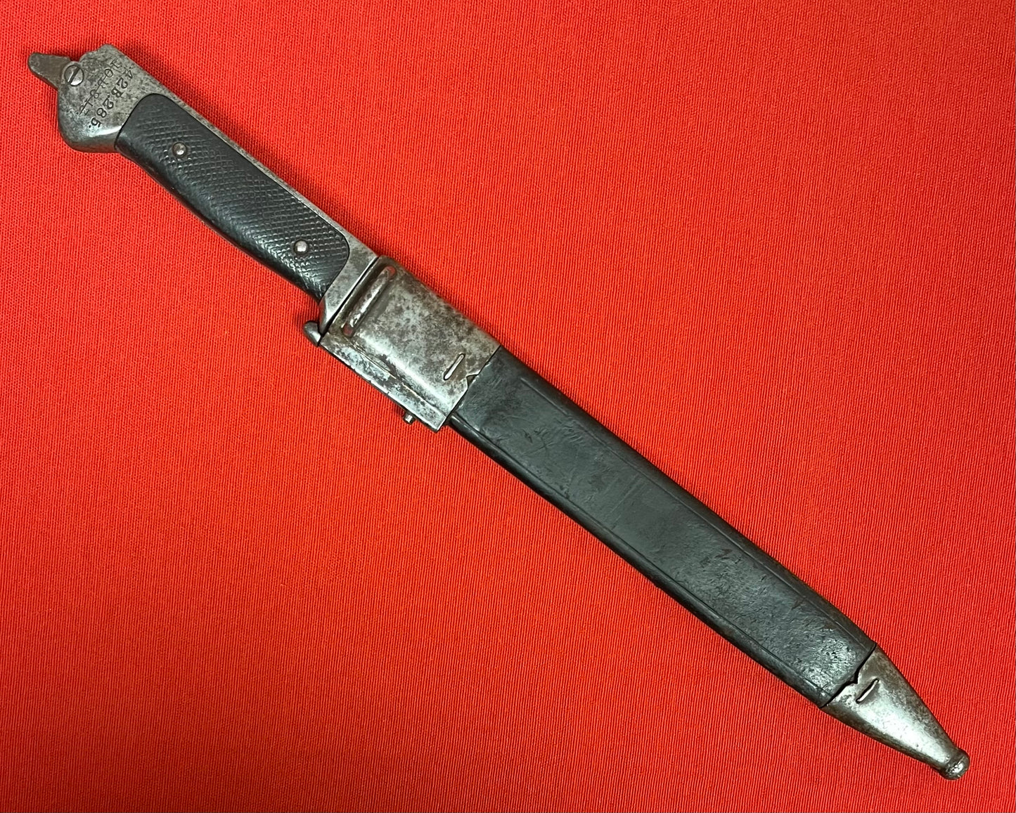 Danish M1889 Krag–Jørgensen Knife Bayonet - Gevær M/89 1st Model / Dated 1891