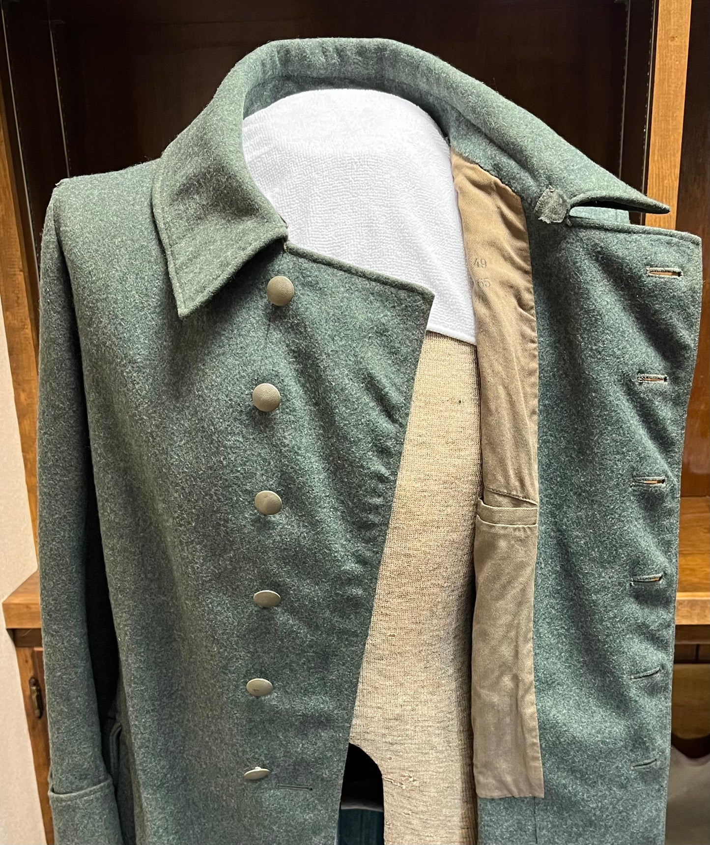 Authentic WW2 German (Greatcoat) Trench Coat Maker - Rossio & Co. Dresden 1943