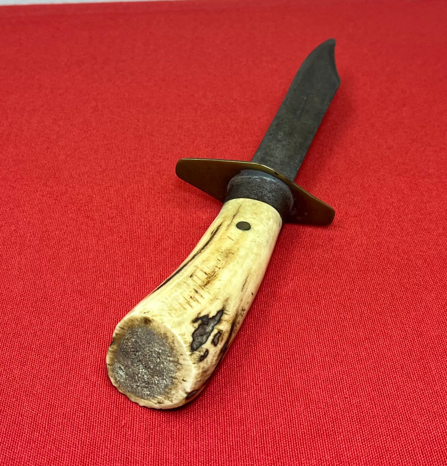 19th Century Bowie Knife W/ Bone Handle - Authentic