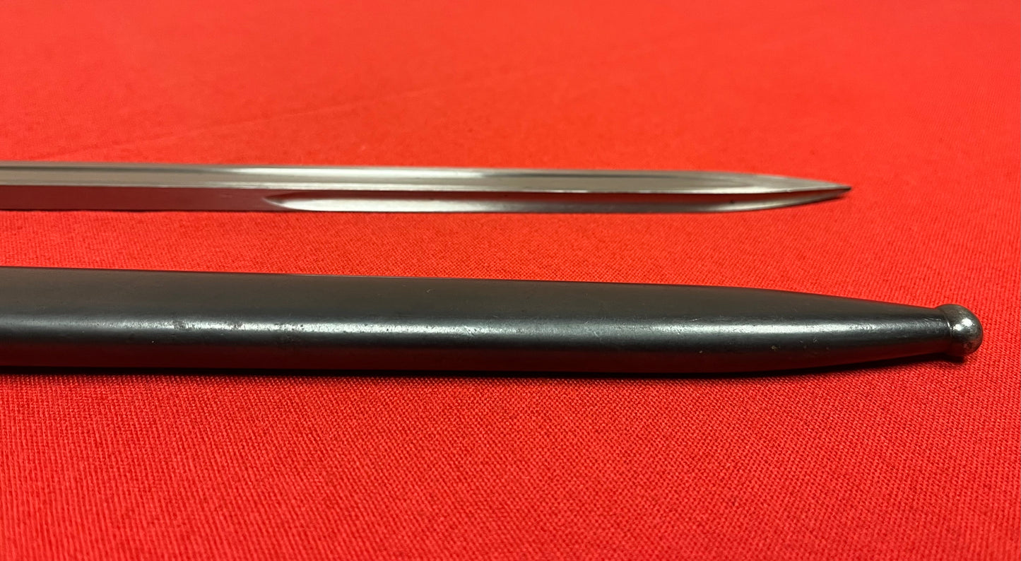 WW1 FRENCH M1892 MANNLICHER BERTHIER BAYONET & SCABBARD