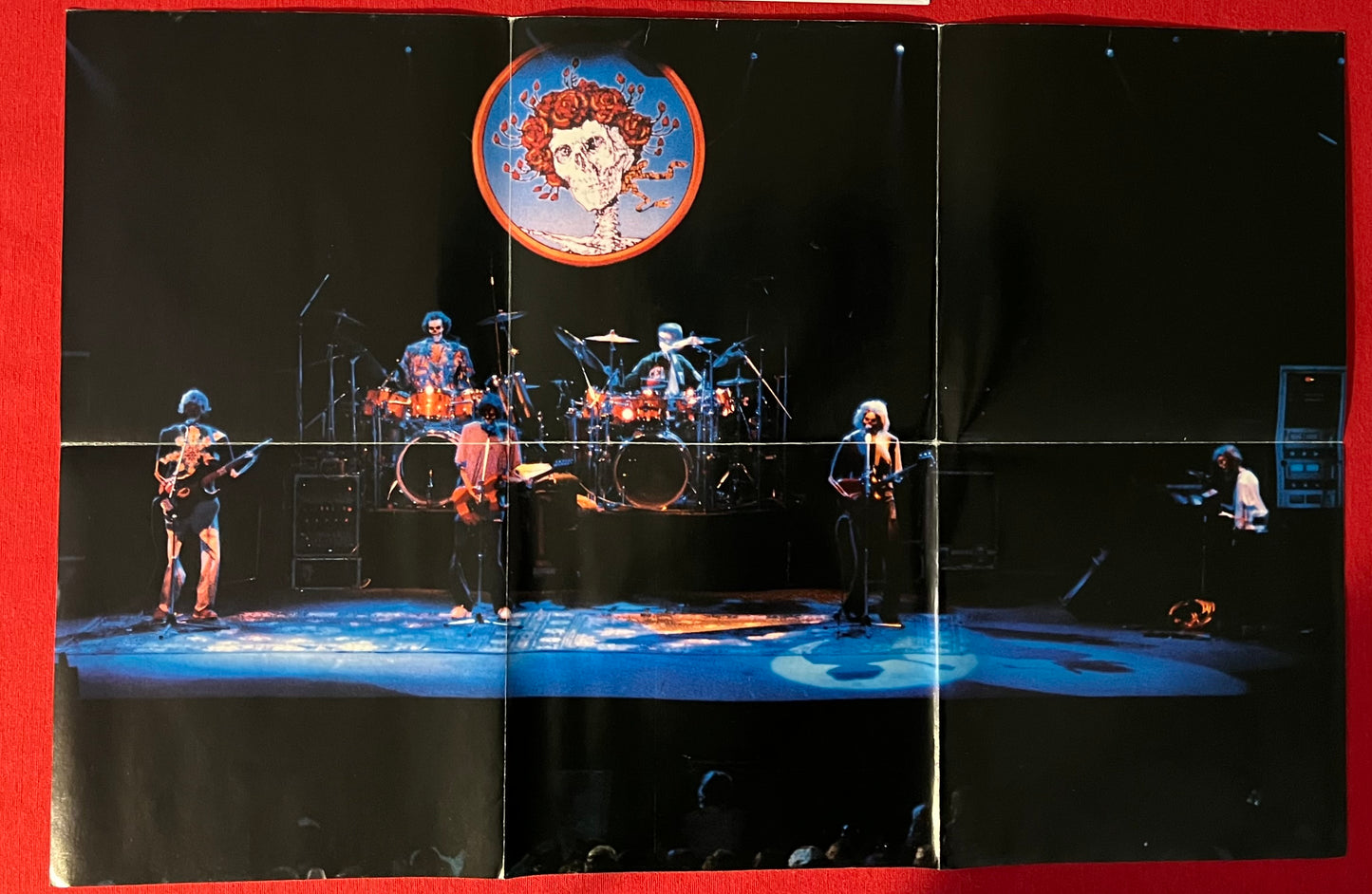GRATEFUL DEAD- Touch Of Grey 1987 Limited Edition Colored 7" 45RPM Record / Poster Sleeve