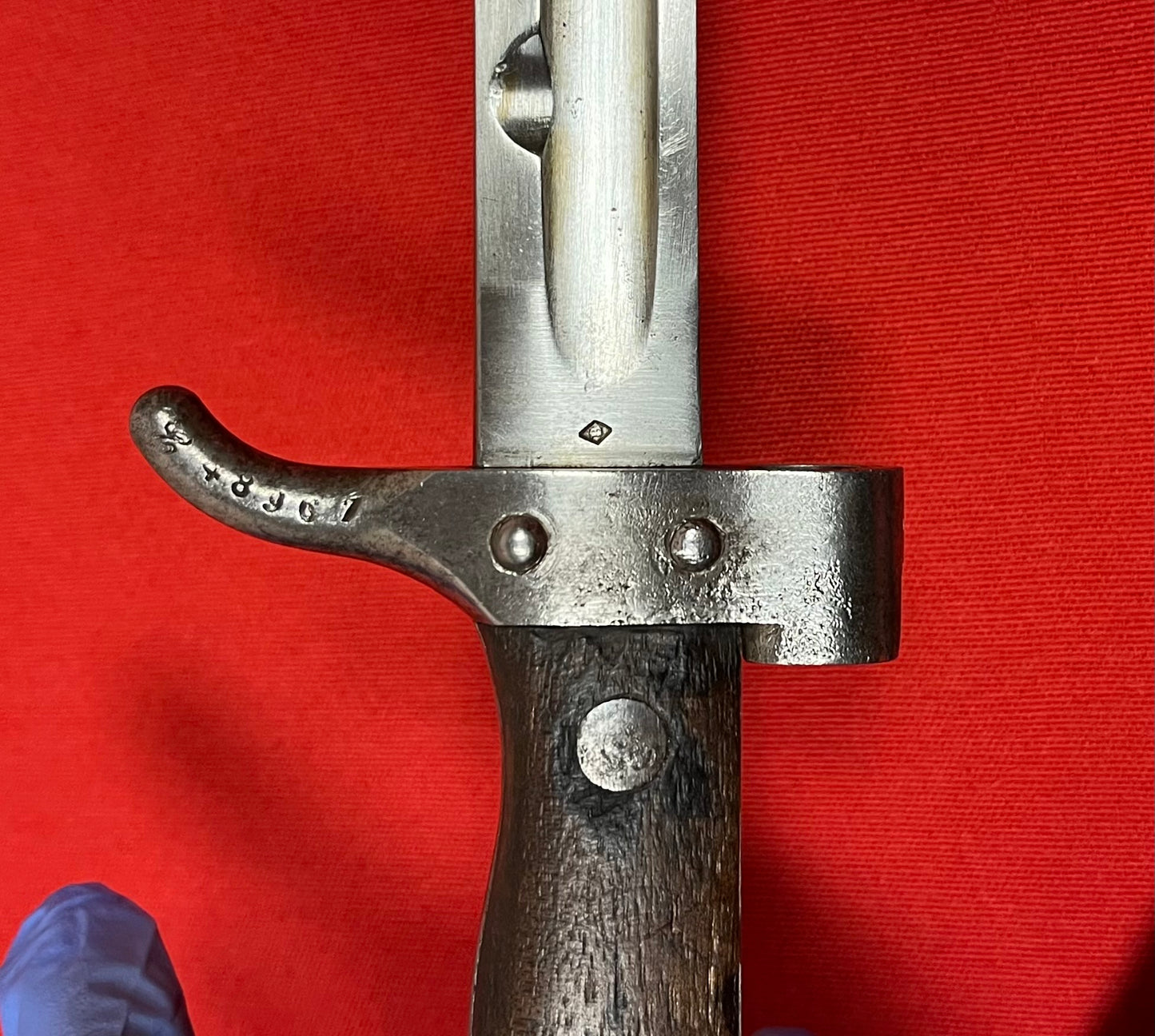 WW1 FRENCH M1892 MANNLICHER BERTHIER BAYONET & SCABBARD