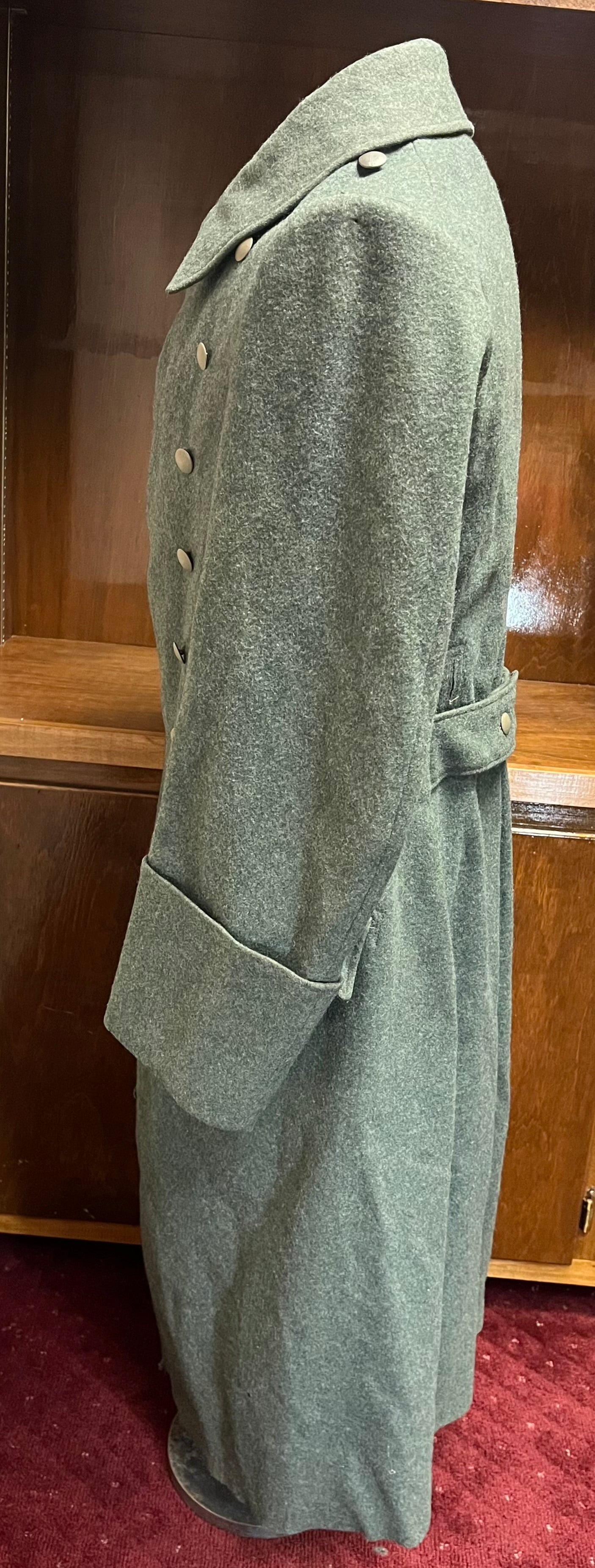 Authentic WW2 German (Greatcoat) Trench Coat Maker - Rossio & Co. Dresden 1943