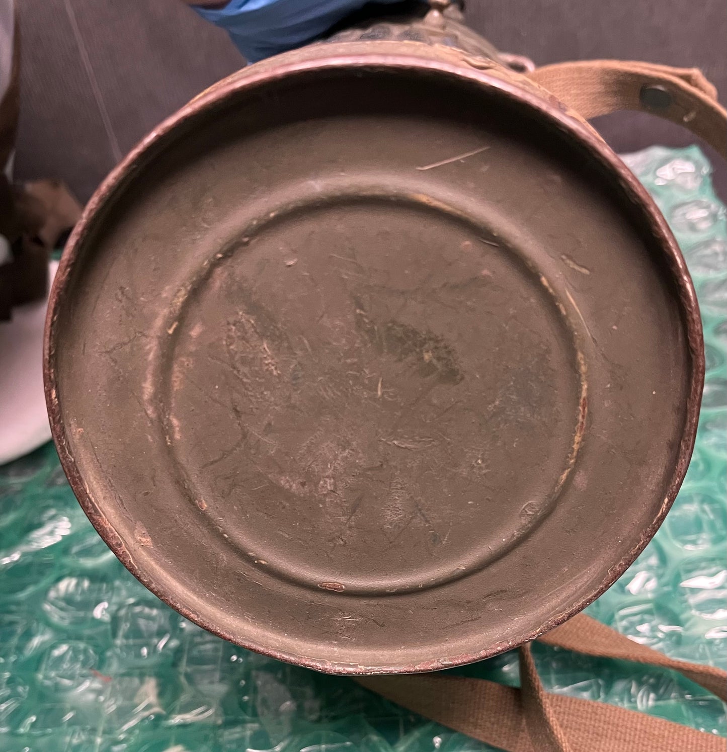 Original WWII German M38 Gas Mask w/ Filter & Canister