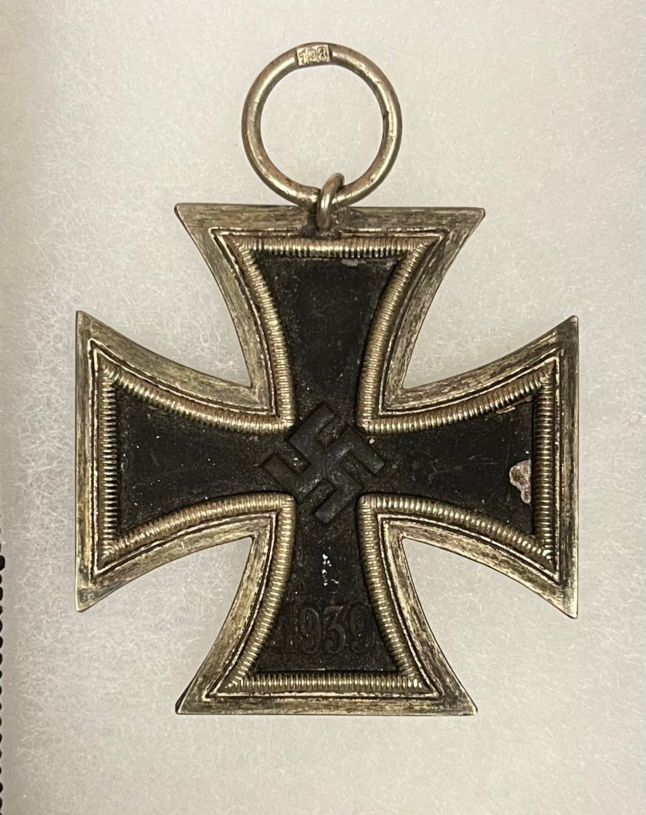 Original WW2 German Iron Cross 2nd Class Medal W/ Ribbon