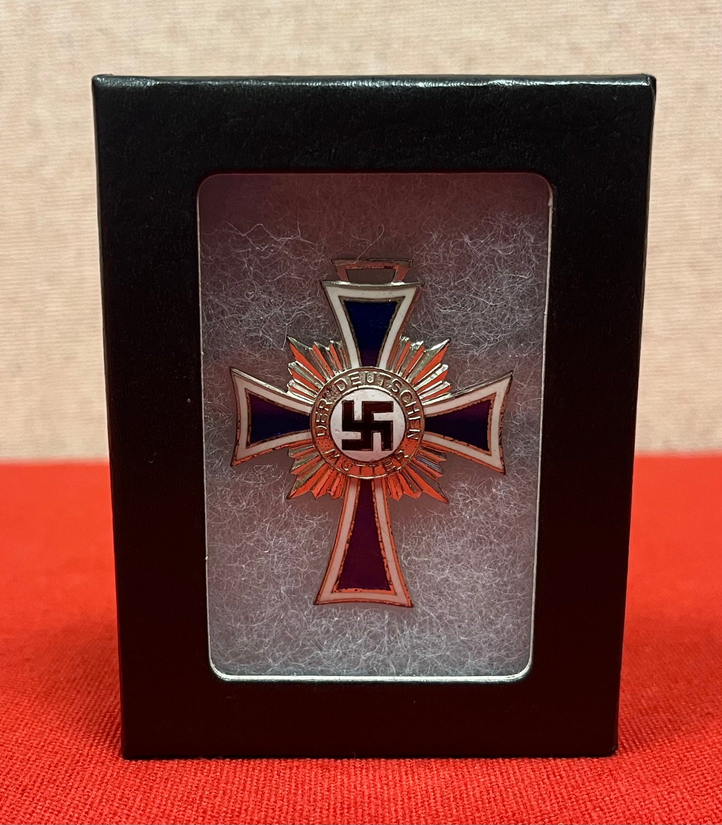 WWII Era German Mother’s Cross (Ehrenkreuz der Deutschen Mutter) In Silver