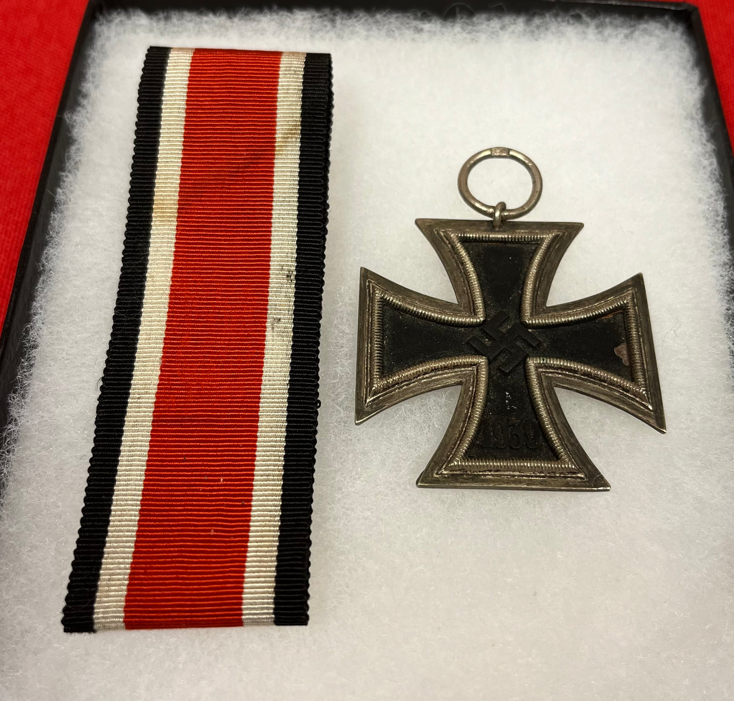 Original WW2 German Iron Cross 2nd Class Medal W/ Ribbon