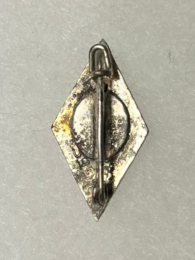 Original WWII German Hitler Youth NSDStB MEMBERSHIP LAPEL PIN (NSDStB-Mitglied Abzeichen)