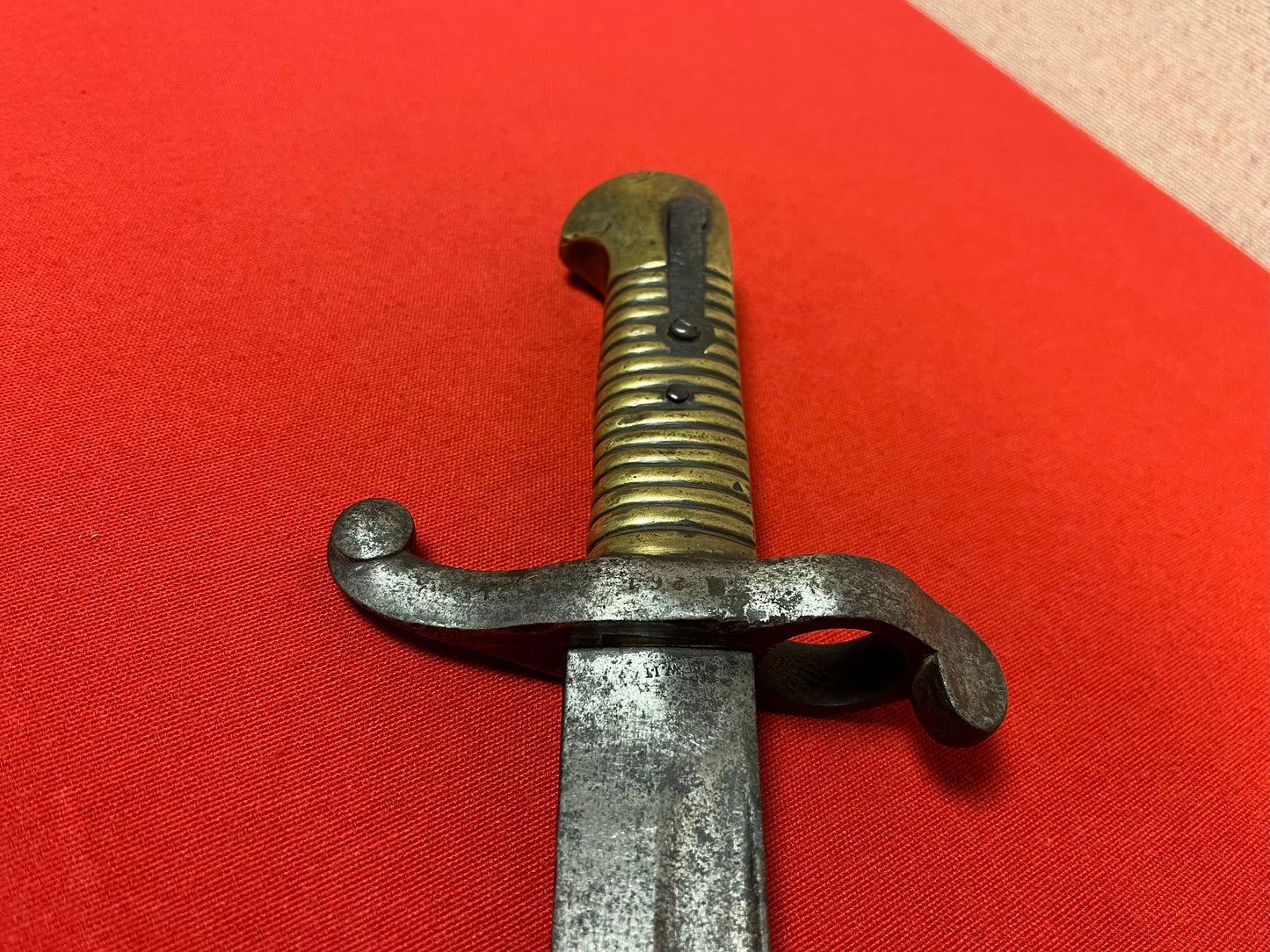 M1842 “YATAGHAN” SABER BAYONET BY F.W.H - CIVIL WAR IMPORT