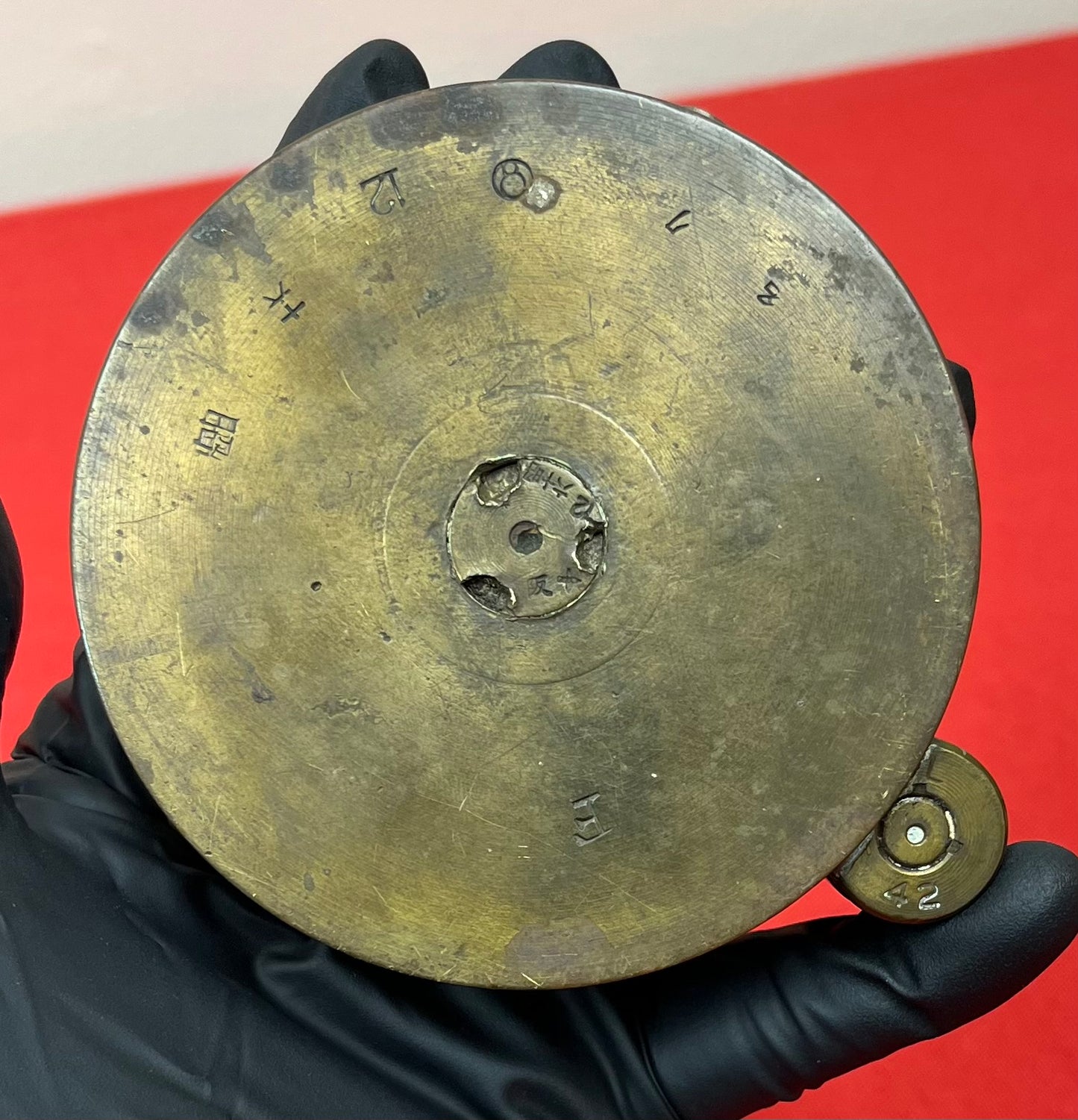 WWII JAPANESE ARTILLERY SHELL (TRENCH ART) ASHTRAY