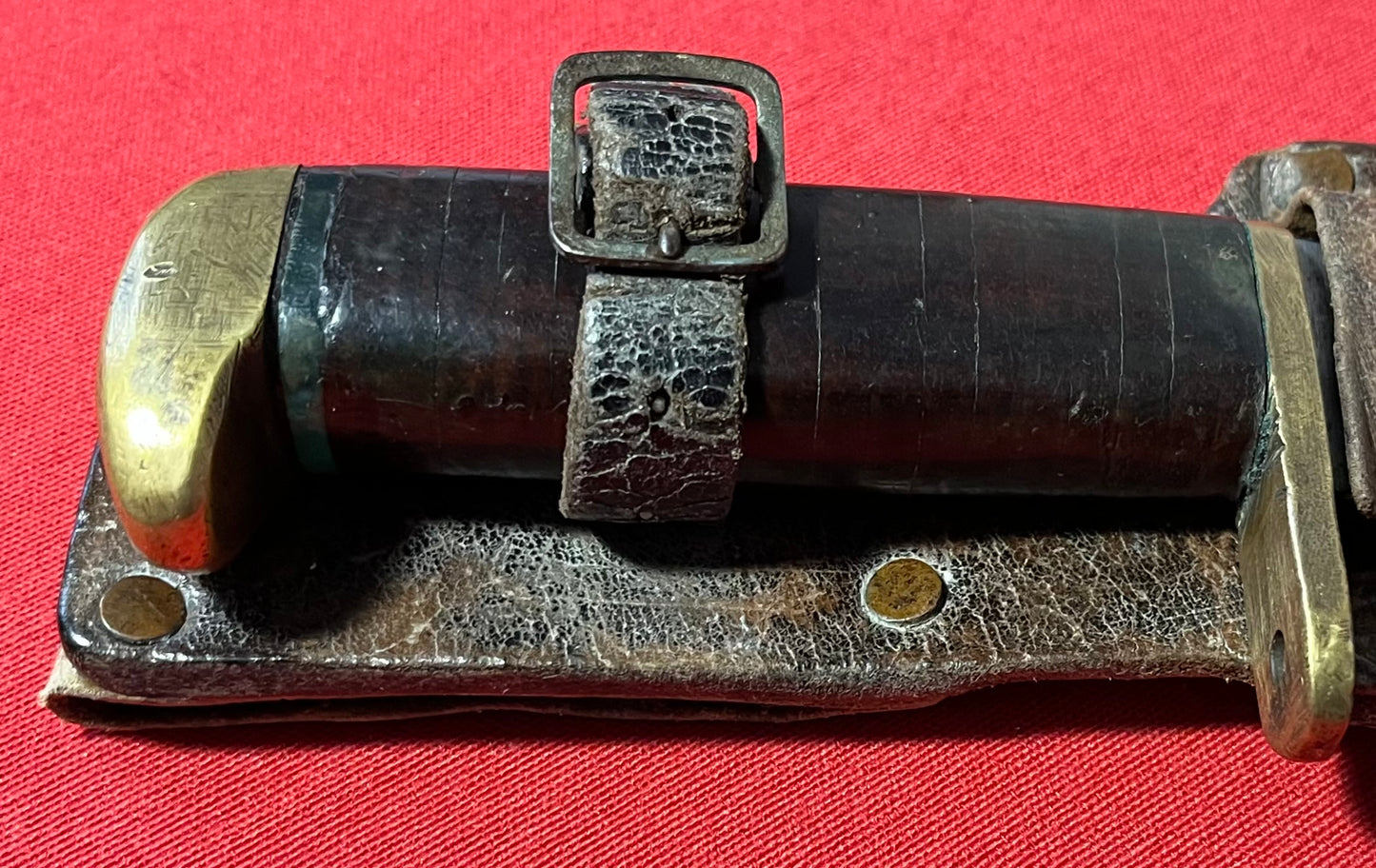 WW2 U.S Fighting Knife "Bowie Style" Theater Made with Named Scabbard