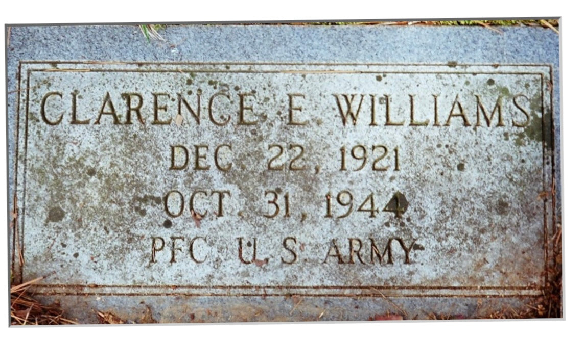 WW2 U.S. Airborne Overseas Cap KIA Philippines PFC. Clarence E. Williams