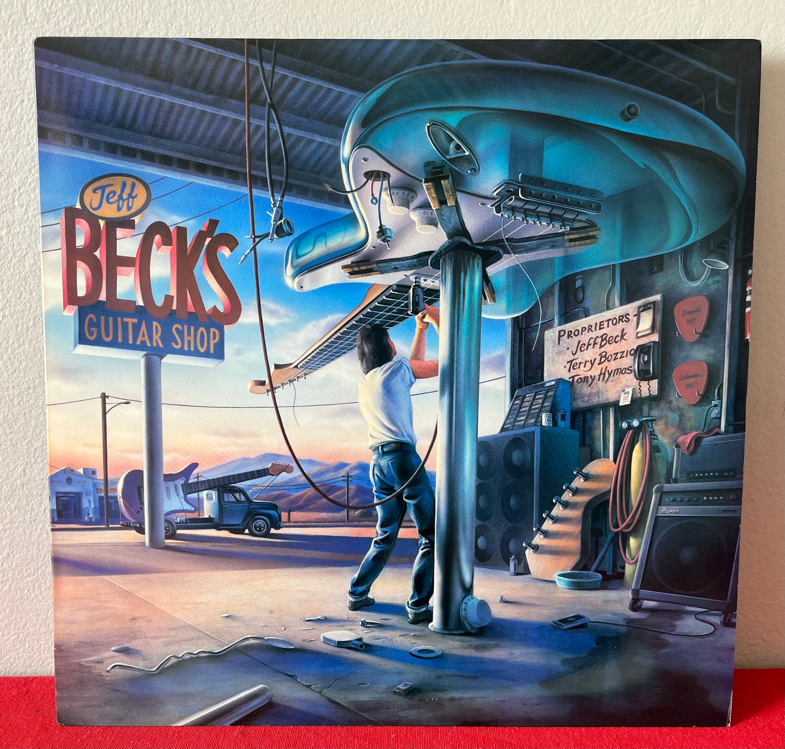 Jeff Beck s Guitar Shop With Terry Bozzio And Tony Hymas LP Record jeff-beck-s-guitar-shop-with-terry-bozzio-and-tony-hymas-lp-record