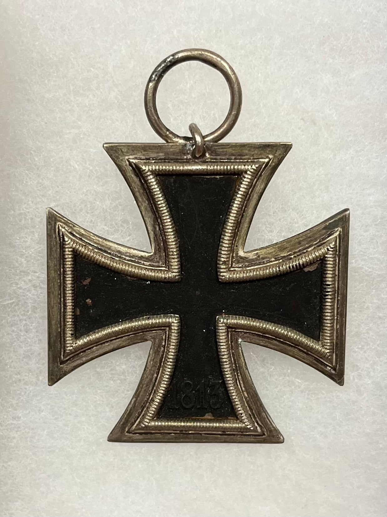 Original WW2 German Iron Cross 2nd Class Medal W/ Ribbon
